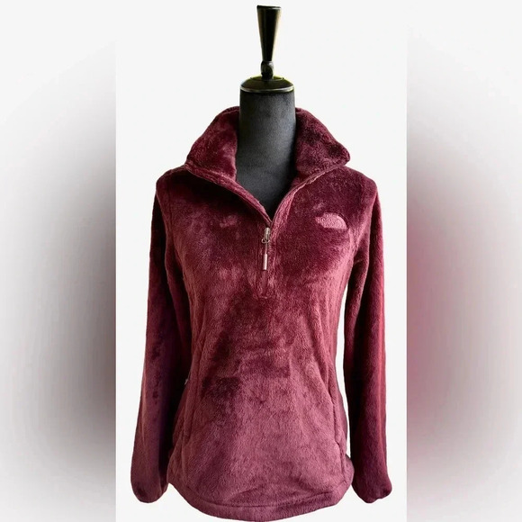 THE NORTH FACE Women's Osito ¼ Zip Pullover, Cordovan Sz XS #005 - Picture 7 of 7